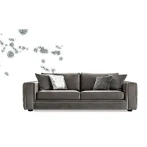 xl moebel gmbh Hochwertige Sofa 4 Sitzer Polstersofas Designer Couch Sofa Luxus Chesterfield | grau