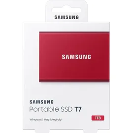 Samsung Portable SSD T7 1 TB USB 3.2 rot