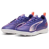 Puma Ultra 5 Play TT Jr Soccer Shoe, Lapis Lazuli White-Sunset Glow, 38 EU