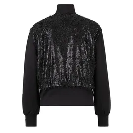 Sportalm Kitzbühel Sweatjacke mit Pailletten schwarz L (40)