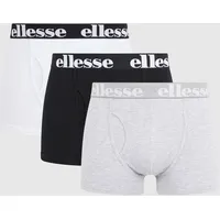 Ellesse Herren Hali 3pk Boxers Unterhosen, Black/Grey/White, S