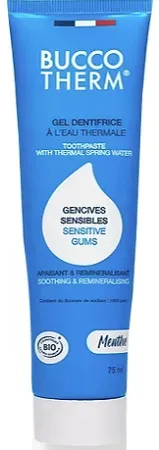 Buccotherm Zahngel Mit Thermalwasser Und Fluor Bio Minze Tube 75ml