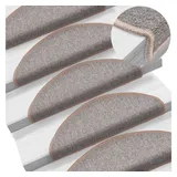 vidaXL Stufenmatten 10 Stk. 65x24x4 cm Hellbraun