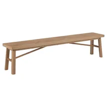 hellin Sitzbank Galway Braun 200 x 40 x 48 cm