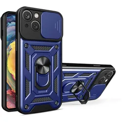 Hülle Handy Schutz für Apple iPhone 15 Plus Kamera Case Cover Tasche Etui Bumper