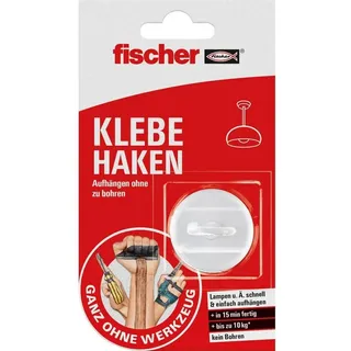 Fischer Klebehaken weiß
