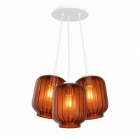 s.luce Velo 3-flg. 20 cm Rund Braun/Weiß