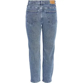 Noisy May Damen Ankle Jeans Lockere Slim Fit Denim Hose High Waist NMMONI, Farben:Blau, Größe:26W / 32L, Beinlänge:L32 - 26W / 32L