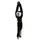 k&m international inc. Hanging Monkey Stummelaffe 51 cm Schwarz/Weiß