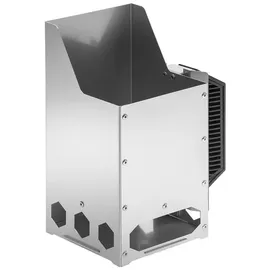 Thüros Anzündkamin 29 cm Edelstahl grau