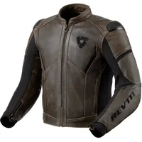 RevIt! Parallax Lederjacke Braun/Schwarz 54