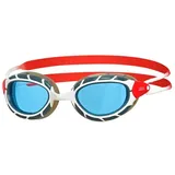 Zoggs Predator rot blau weiß Regular Fit