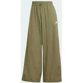 adidas Essentials 3-Streifen Lifestyle Woven Parachute Hose Braun/Olive Strata S