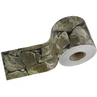 DEMA Sichtschutzstreifen 70 x 19 cm Stein-Optik PVC