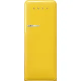 Smeg FAB28RYW6 Retro-Kühlschrank (270 l, 1530 mm hoch, Gelb)