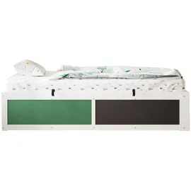 stilvora Kinderbett 90 x 200 cm Kiefer MDF weiß