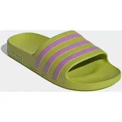 Badesandale ADIDAS SPORTSWEAR "AQUA ADILETTE", Gr. 40,5, preloved lime, preloved lila, preloved lime, Synthetik, sportlich, Schuhe