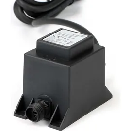 Wiltec SunSun Netzteil JBA48V-12-1670U 12 V 1670 mA, 2-poliger Netzadapter mit Niedervolt-Stecksystem, Transformator IP68 für Teichbeleuchtung und Garten