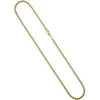 Goldkette JOBO "Erbs-Kette" Halsketten Gr. Gelbgold 585, L: 80cm, gelb (gelbgold 585) Damen 585 Gold 80 cm