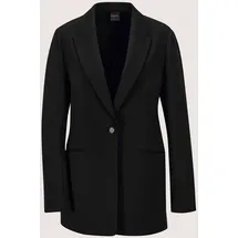 Madeleine Eleganter Longblazer mit Stretch-Komfort in schwarz | Gr.: 34