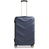 Stratic Arrow 2 Kofferset 3-teilig Hartschalen Koffer Trolley Rollkoffer Reisekoffer 4 Rollen TSA-Zahlenschloss, Blue