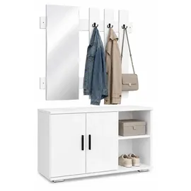 VCM Gados XL Diele 132x90x33 cm Weiß