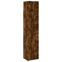 VidaXL Hochschrank Schmal Räuchereiche 45x42,5x225 cm Holzwerkstoff