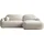Mirjan24 Eckcouch Boucle 2-Sitzer Beige