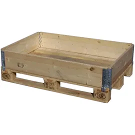 GERSO Hochbeet Holzaufsatzrahmen 80 x 20 x 20 cm Beige