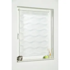 K-HOME Klemmfix Doppelrollo Welle 30 x 150 cm weiß