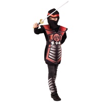Party x People 4tlg. Kostüm "Ninja" in Schwarz - 164