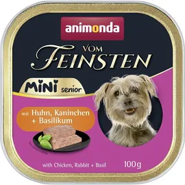 Animonda Vom Feinsten Mini Senior Huhn & Kaninchen 32 x 100 g