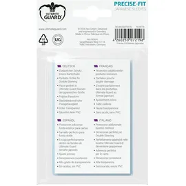 Ultimate Guard Precise-Fit Sleeves Japanische Größe Transparent
