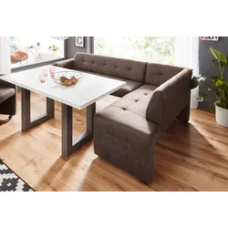 exxpo - sofa fashion Eckbank »Barista«, Frei im Raum stellbar exxpo - sofa fashion brown