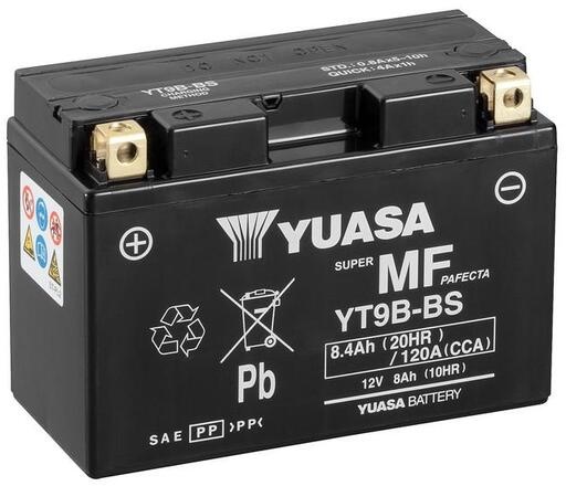 YUASA In de fabriek geactiveerd onderhoud met batterij - YT9B