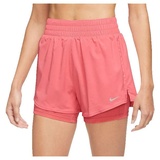 Nike Dri-Fit One High-Waisted 3" 2-in-1 Shorts rot