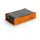 Palmer PWT 06 IEC - Universelles Pedalboard Netzteil mit USB, 6 Ausgänge, schwarz orange