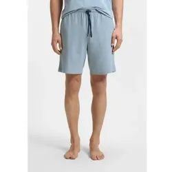 BOSS für Herren. 50515314 Blaue Shorts mit gesticktem Logo (3XL), Heimtextilien, Baumwolle