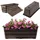 Kadax Blumenkasten 40 x 17 x 14 cm Braun