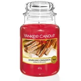 Yankee Candle Sparkling Cinnamon große Kerze 623 g