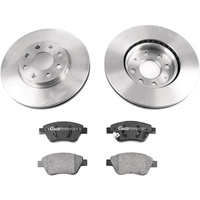 VAICO BREMSSCHEIBEN Ø257MM + Bremsbeläge VA für OPEL Corsa