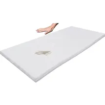 Matratzen Perfekt Viscotopper Silver Fresh 90 x 200 cm weiß