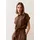 More & More Hemdbluse mit Knot-Detail Braun 44