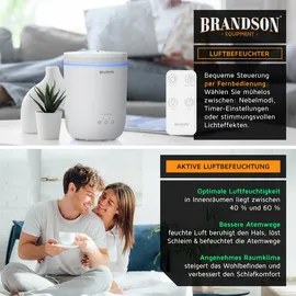 Brandson Aroma Diffuser 2,2 L weiß