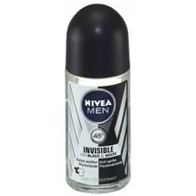 NIVEA Invisible for Black & White Power Deodorant Roll-On 3 x 50 ml