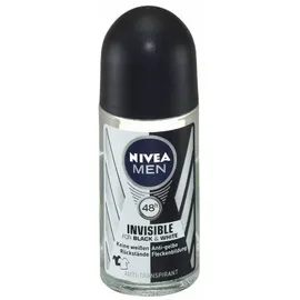 NIVEA Invisible for Black & White Power Deodorant Roll-On 3 x 50 ml