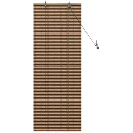 vidaXL Fensterjalousien und -schattierungen Braun 60 x 160 cm Bambus