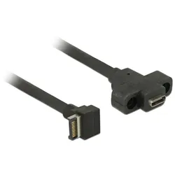 Delock USB-Kabel intern auf extern - 20-poliger USB 3.0 Kopf (M)