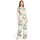 Vera Mont Damen Jumpsuit mit Bindegürtel 48, Cream/Rosé - 48W