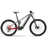 Haibike AllMtn 4 2023 | khaki/red | 50 cm | E-Bike Fully